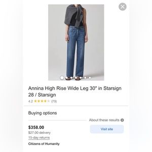 Citizens of Humanity Annina (Sold)